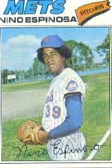 1977 Topps Baseball Cards      376     Nino Espinosa RC
